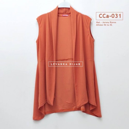CCa-031 Cardigan Tanpa Lengan